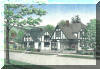 Biltmore Village, Asheville, NC; pen & ink drawing by Lee James Pantas