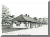 Black Mountain Depot, Black Mountain, NC; pen & ink drawing by Lee James Pantas