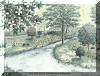 Botanical Gardens at Asheville, Asheville, NC; pen & ink drawing by Lee James Pantas