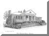 First Church of Christ, Scientist, Asheville, NC; pen & ink drawing by Lee James Pantas