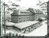 Grove Park Inn Resort & Spa, Asheville, NC; pen & ink drawing by Lee James Pantas