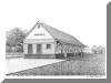 Hendersonville Depot, Hendersonville, NC; pen & ink drawing by Lee James Pantas