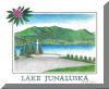 Lake Junaluska, Lake Junaluska, NC; pen & ink drawing by Lee James Pantas
