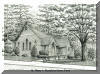 St. Mary's Parish in Grove Park, Asheville, NC; pen & ink drawing by Lee James Pantas