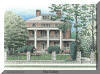 The Cedars, Hendersonville, NC; pen & ink drawing by Lee James Pantas