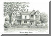 Thomas Wolfe House, Asheville, NC; pen & ink drawing by Lee James Pantas
