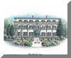 Woodfield Inn, Flat Rock, NC; pen & ink drawing by Lee James Pantas