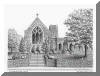 St. James Episcopal Church, Hendersonville, NC; pen & ink drawing by Lee James Pantas