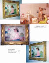 Photograph Alberta Pantas' album page with photos of Girl in Pink and photo of Oppenheim