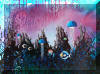 Full Moon Rising, print from original painting by Lee James Pantas