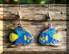 Fish earrings, www.lizasreef.com