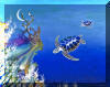 Postcard of "The Twin Turtles of Oceania" by Lee James Pantas