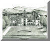 Biltmore House, pen & ink drawing by Lee James Pantas