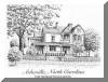 Thomas Wolfe House Notecards, by Lee James Pantas